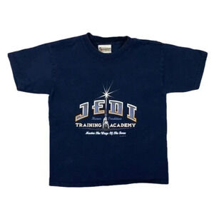 Vintage Kids Disney World Star Wars Jedi Training Academy T-Shirt Size YS (6/8)